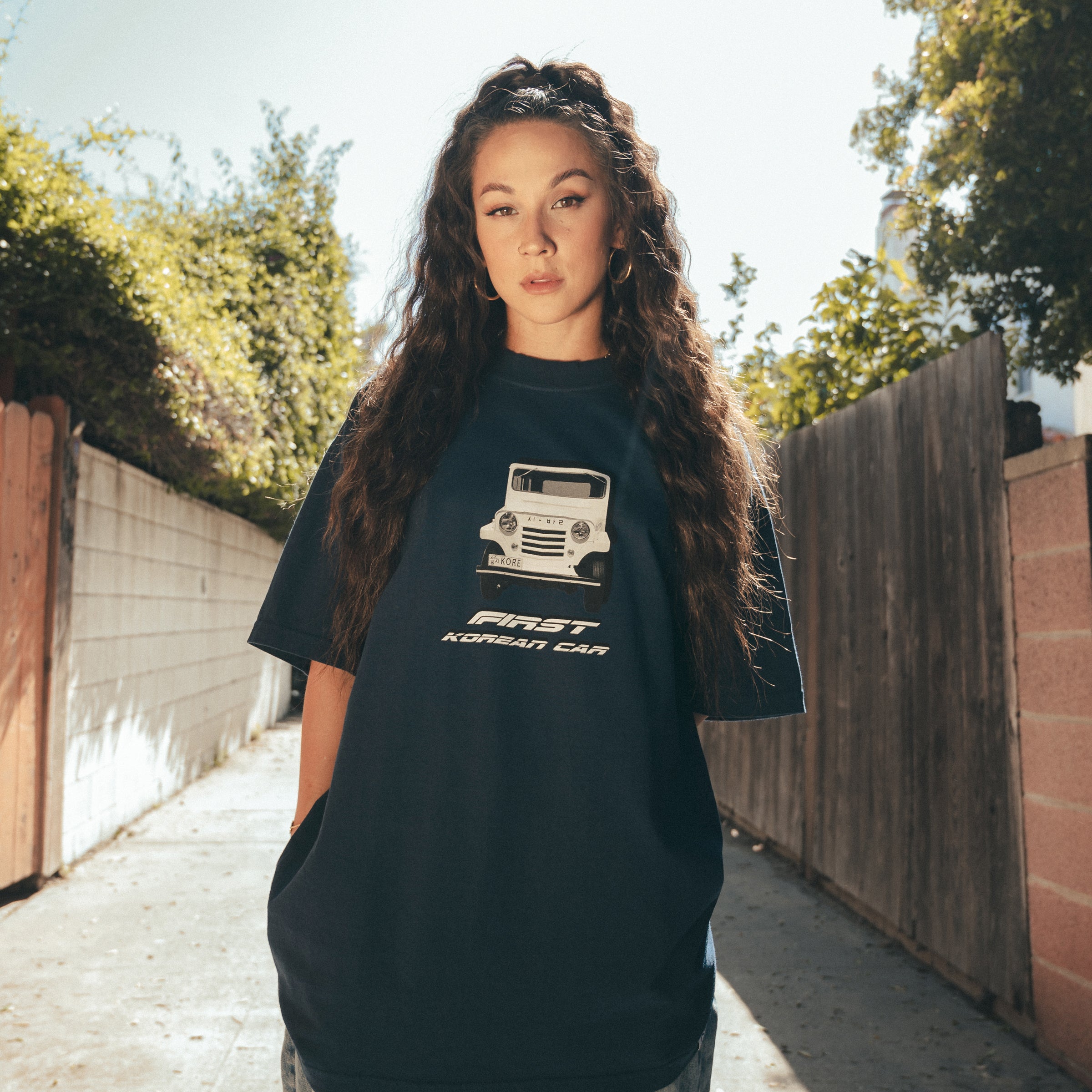 KORE t-shirt with first Korean car called Sibal