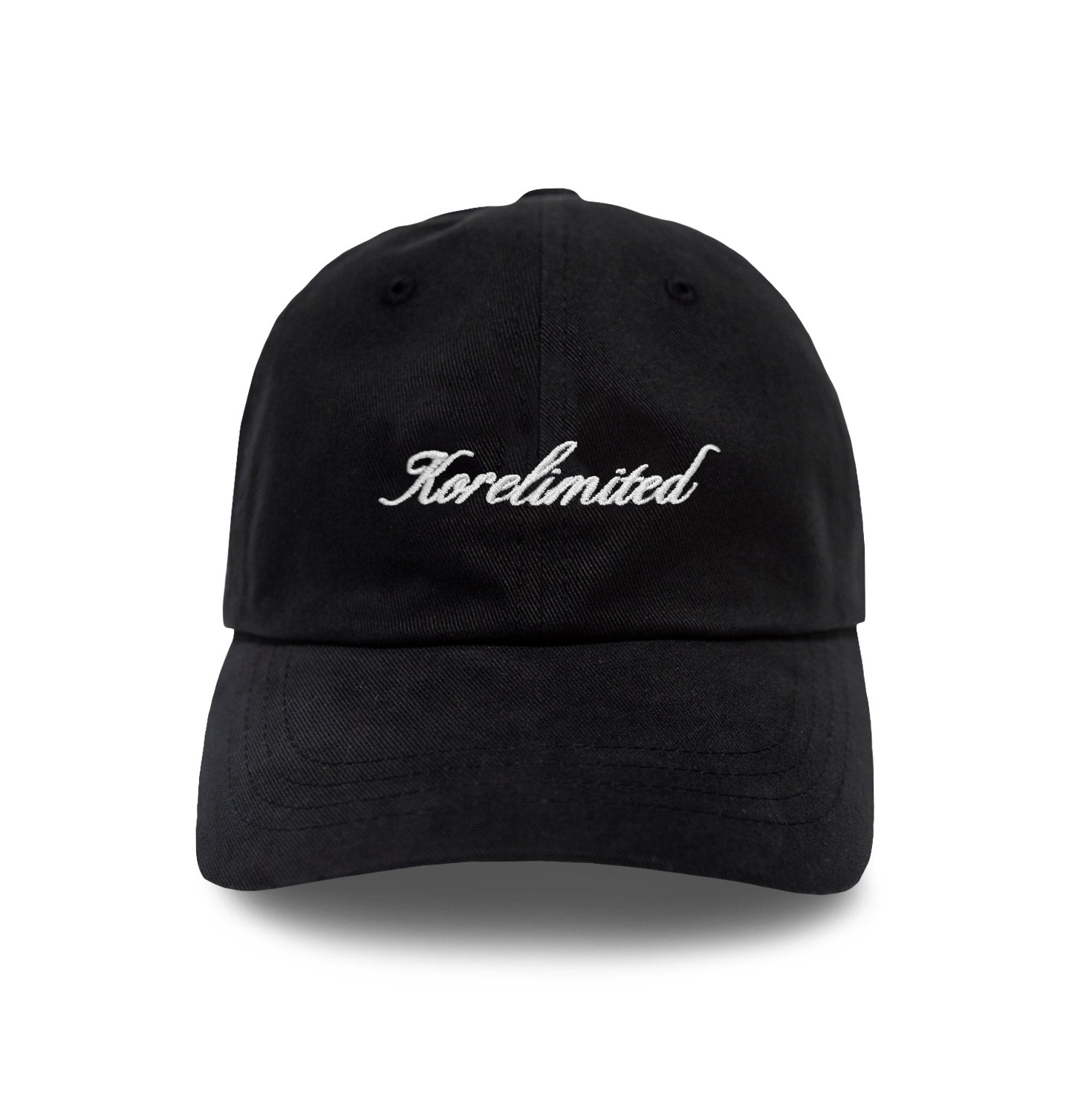 KR-AM KORELIMITED DAD HAT (BLACK) | Shop Korean Streetwear Culture