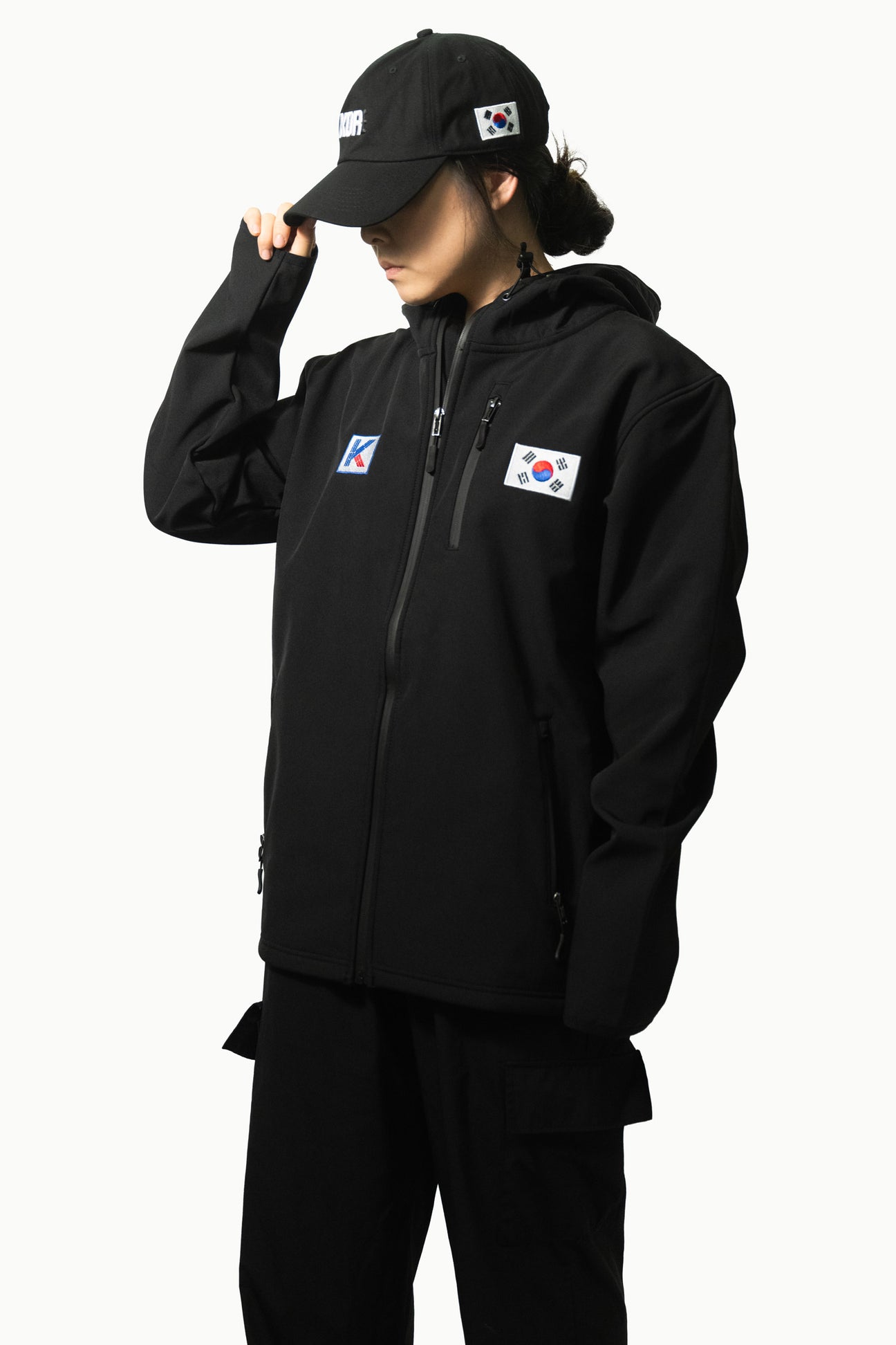KOR FLAG POLY-TECH JACKET (BLACK) (LIMITED EDITION) – KORELIMITED