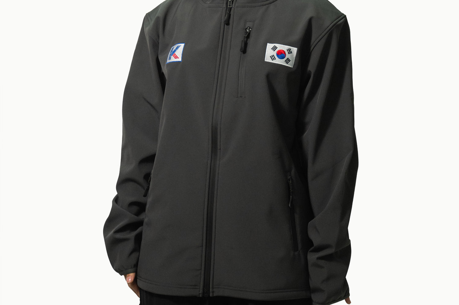 KOR FLAG POLY-TECH JACKET (CHARCOAL) (LIMITED EDITION) – KORELIMITED