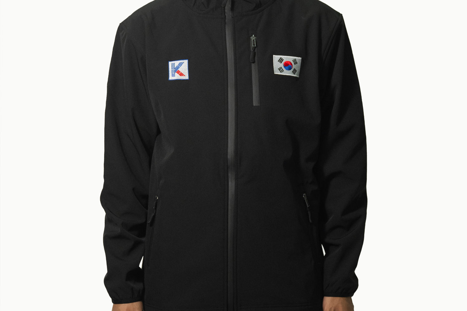 KOR FLAG POLY-TECH JACKET (BLACK) (LIMITED EDITION) – KORELIMITED
