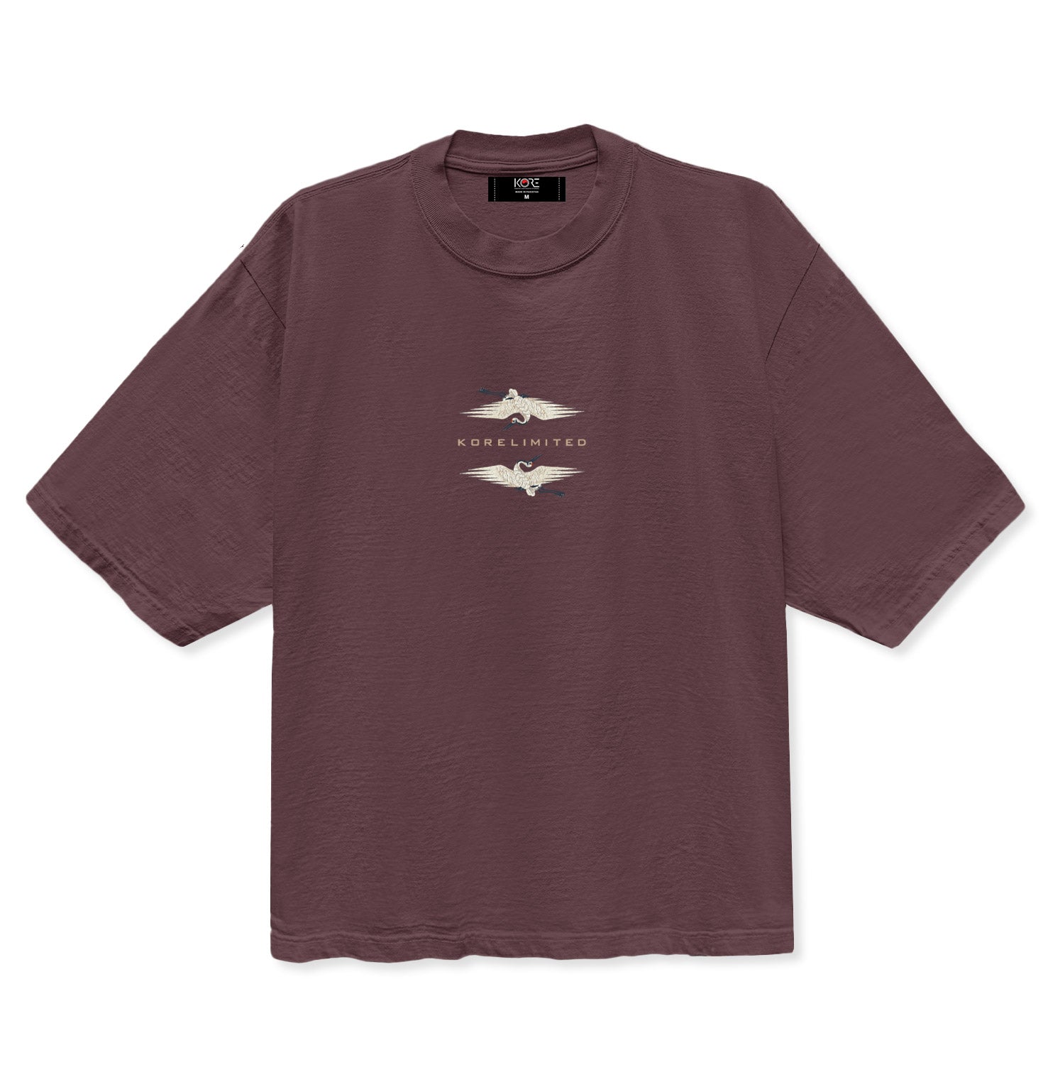 CRANE & TIGER TRADITION TEE (VINTAGE BROWN) – KORELIMITED