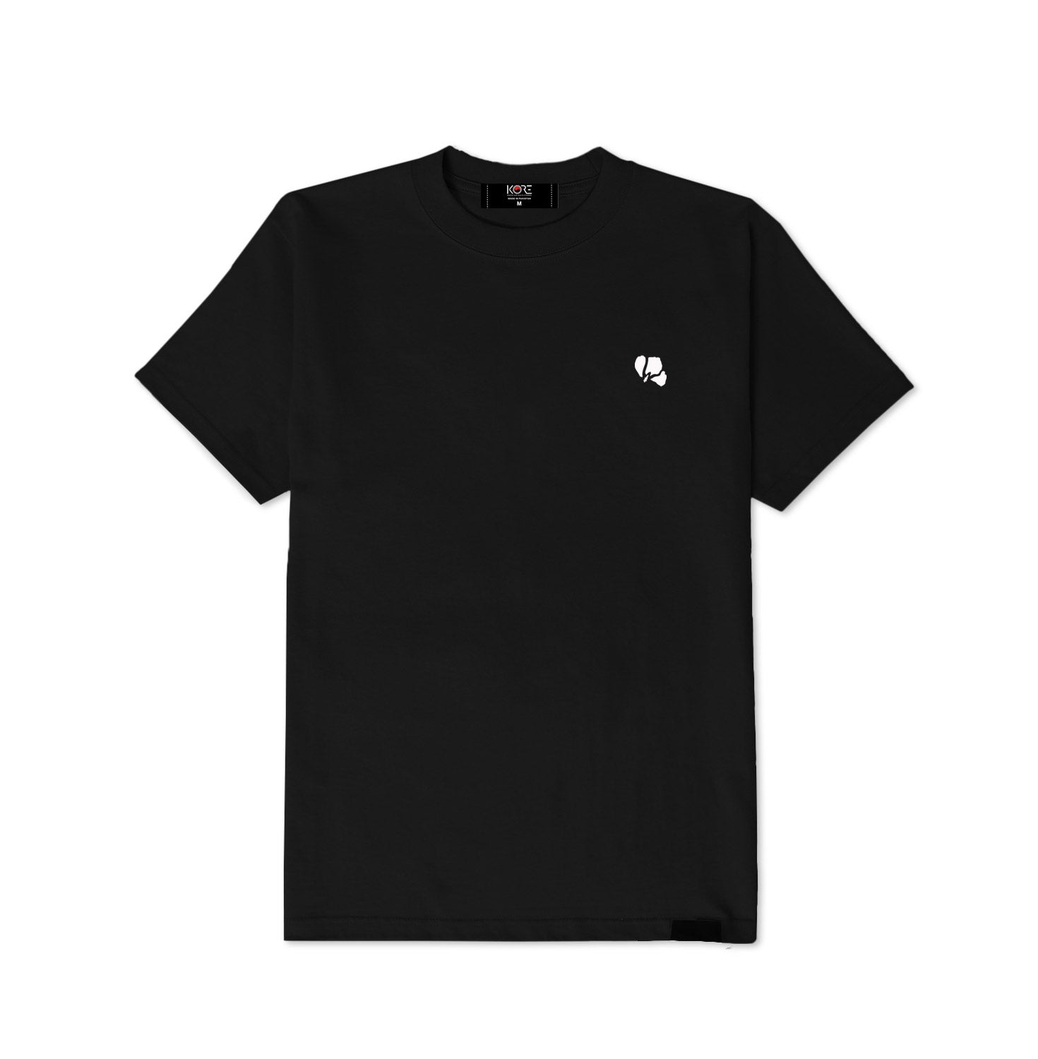 CROPPED HALF MUGUNGHWA TEE (BLACK) | Shop Korean Culture