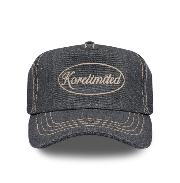 【韓国 Rest & Recreation】DENIM LOGO CAP 레스트앤레크레이션 Rest&Recreation