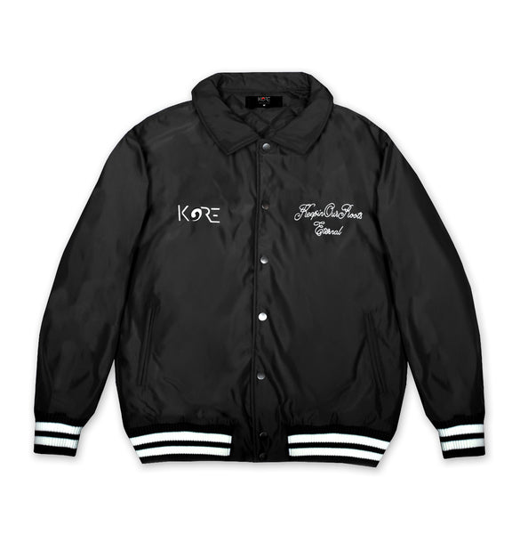 ROOTS VARSITY JACKET(BLACK) – KORELIMITED