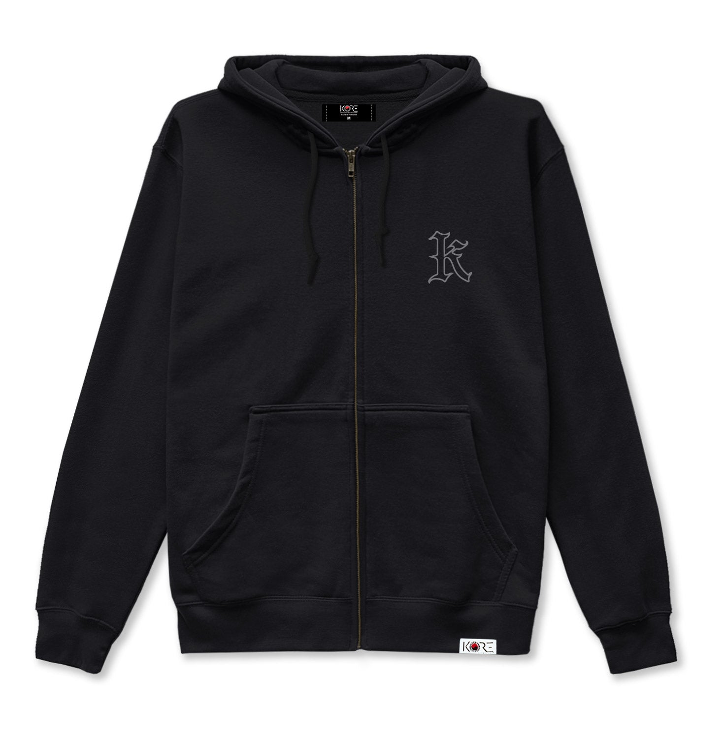 LAUGH NOW KRY LATER ZIP UP HOODIE (BLACK) | KOREAN CULTURE