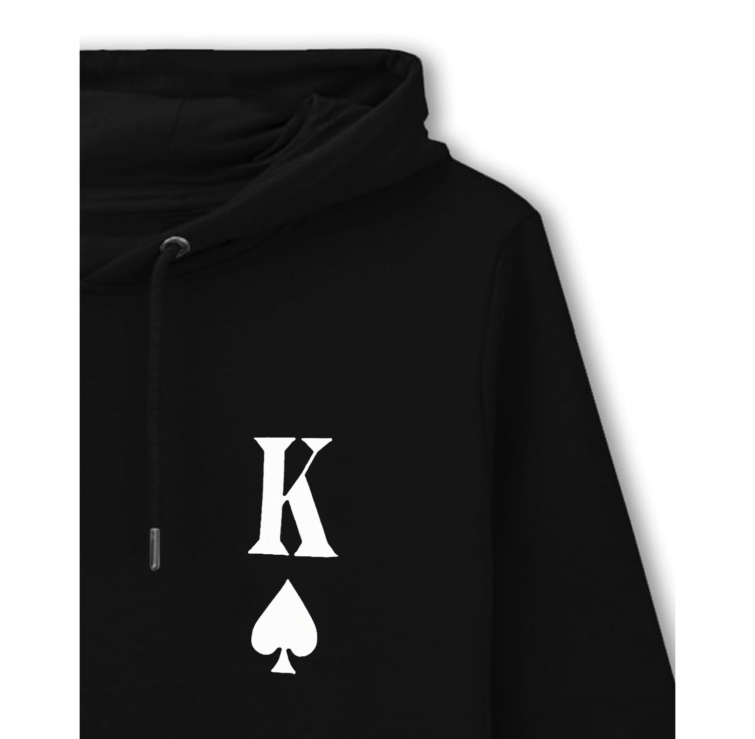 King Conquer Premium Black Hoodie: TUK Exclusives – The Urban Kingdom