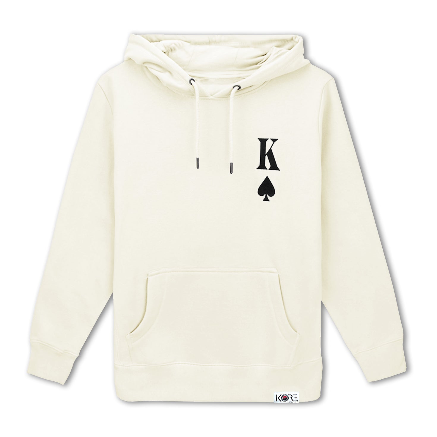 Buy Born x Raised Front Street Long-Sleeve Hoody 'Black Cream