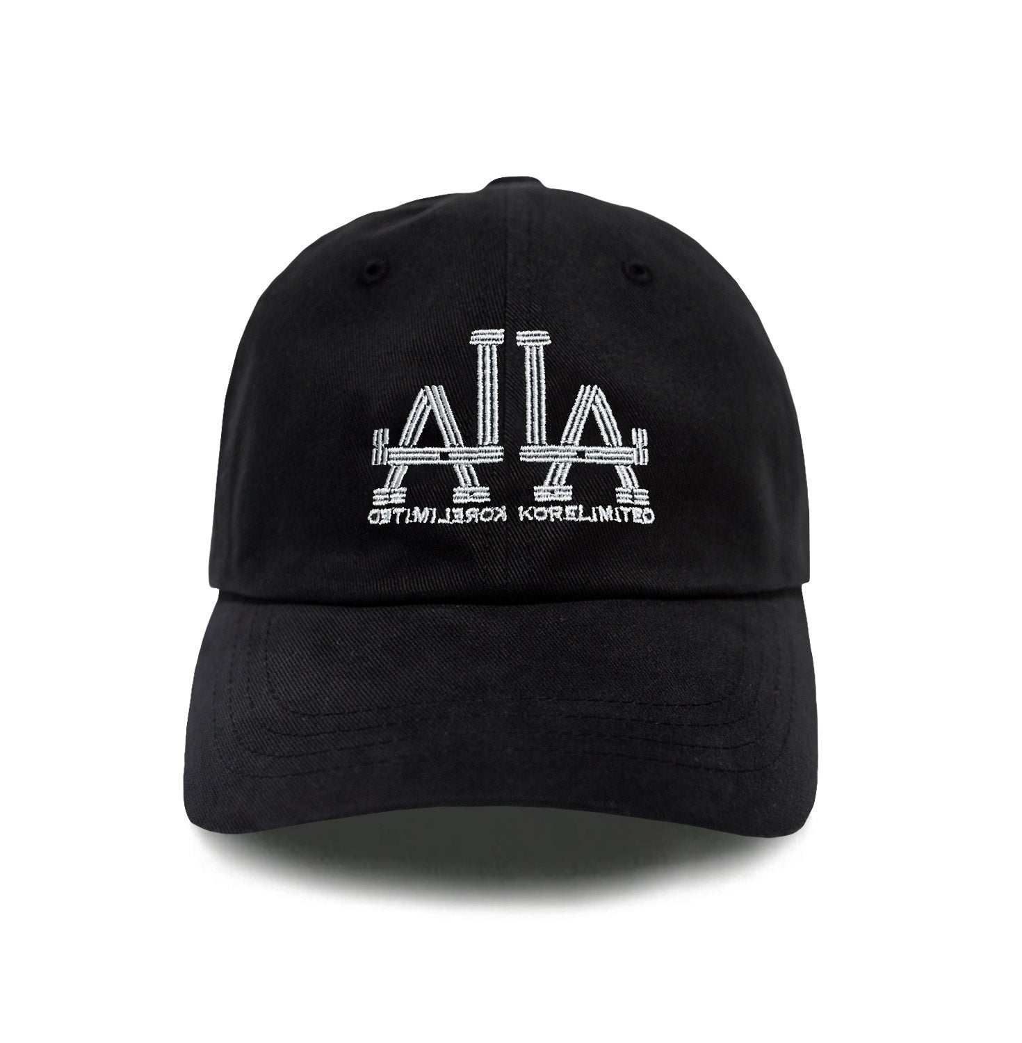 Black la store dad hat